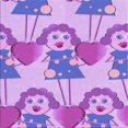 thumbnail image 1 of Ahgly Company Machine Washable Indoor Square Transitional Mauve Purple Area Rugs, 5' Square, 1 of 7