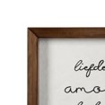 thumbnail image 2 of Hometrends Typography Love Art Framed, 2 of 4