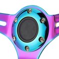 thumbnail image 4 of Steering Wheel, 14in 6-Hole Automotive Steering Wheels Racing Steering Wheel Colorful Spoke ABS Universal  for Ost Vehicles and Racing Car, 4 of 7