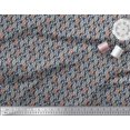 thumbnail image 2 of Soimoi Cotton Poplin Fabric Leaves Small Print Fabric by Yard 56 Inch Wide, 2 of 3