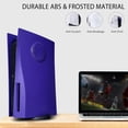 thumbnail image 2 of Replacement Faceplate with Cooling Vent Face Plate Console Cover for Playstation 5 Disc Edition, Side Plate Shell Accessories Hard Shockproof Anti-Scratch Dustproof ABS Case, 2 of 9