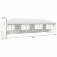 thumbnail image 2 of Gymax Pavillon Robuste 10'x30 Pieds pour Mariage, Auvent de Fête, Pavillon Extérieur, 2 of 8