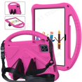 thumbnail image 1 of For Teclast M50HD M50 Pro HD 2023 10.1" Tablet PC Case Kids Safety Shockproof EVA Foam Portable Cover with Rear Kickstand Case with Strap-RS Teclast M50 Pro, 1 of 6