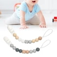 thumbnail image 4 of Pacifier Clip, Holder Teething Beads for Baby Girls C, 4 of 8