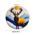 thumbnail image 3 of Pcksrro Home Decorations Items and Hanging Ornaments Deal!Starters Wool Felts Painting With Embroidery Frame Needle Felts Material Pack Diy Needle Felts Suitable For Beginners To Crafts, 3 of 5