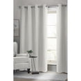 thumbnail image 1 of Safdie & Co. Rideau Tissé Noir Total 54X84L Blanc Geo, 1 of 2