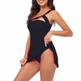 thumbnail image 1 of EGNMCR Tankinis pour Femmes Maillots de Bain pour Femmes Mode Assortie Maillot de Bain Imprimé Multicolore Maillot de Bain Ajusté et Froncé, 1 of 5