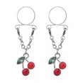 thumbnail image 1 of SNNROO 2X Sexy Adjustable Nipple Rings Non-Piercing Clip On Dangle Fake Nipplerings-08, 1 of 6