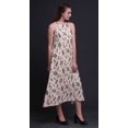 thumbnail image 2 of Bimba Robe de Plage Longue Dos Nu à Col Licou Imprimée pour Femmes - Grande, 2 of 6