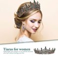 thumbnail image 4 of Diadème en Strass Mariage Diadème de Mariée Couronne Bal Banquets Coiffe pour Femmes, 4 of 8