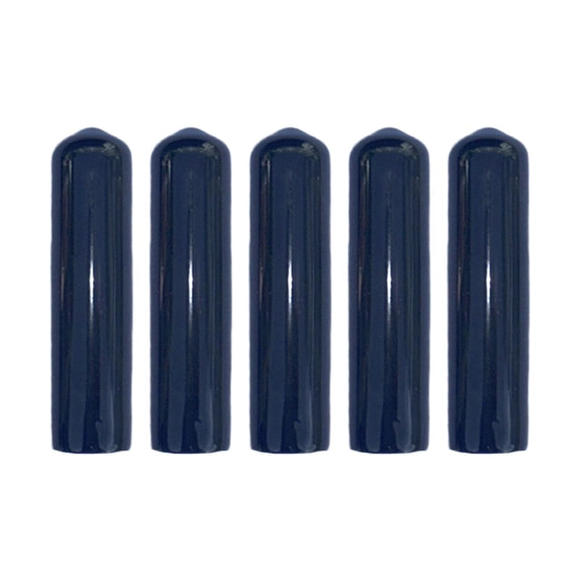 Lipstore 5 Pieces Pool Cue Tip Covers 1.85 inch Long Soft Gift for Men Protector 9.5mm
