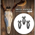 thumbnail image 2 of Wall Hooks for Hanging Embroidery Box 2Pack 28 Grid Paint Storage Organizer European Mount Skull Hanger, 2 of 8