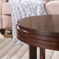 thumbnail image 3 of Leick Favorite Finds Table d'Appoint Ovale en Bois Couleur Cerise Chocolat, 3 of 5