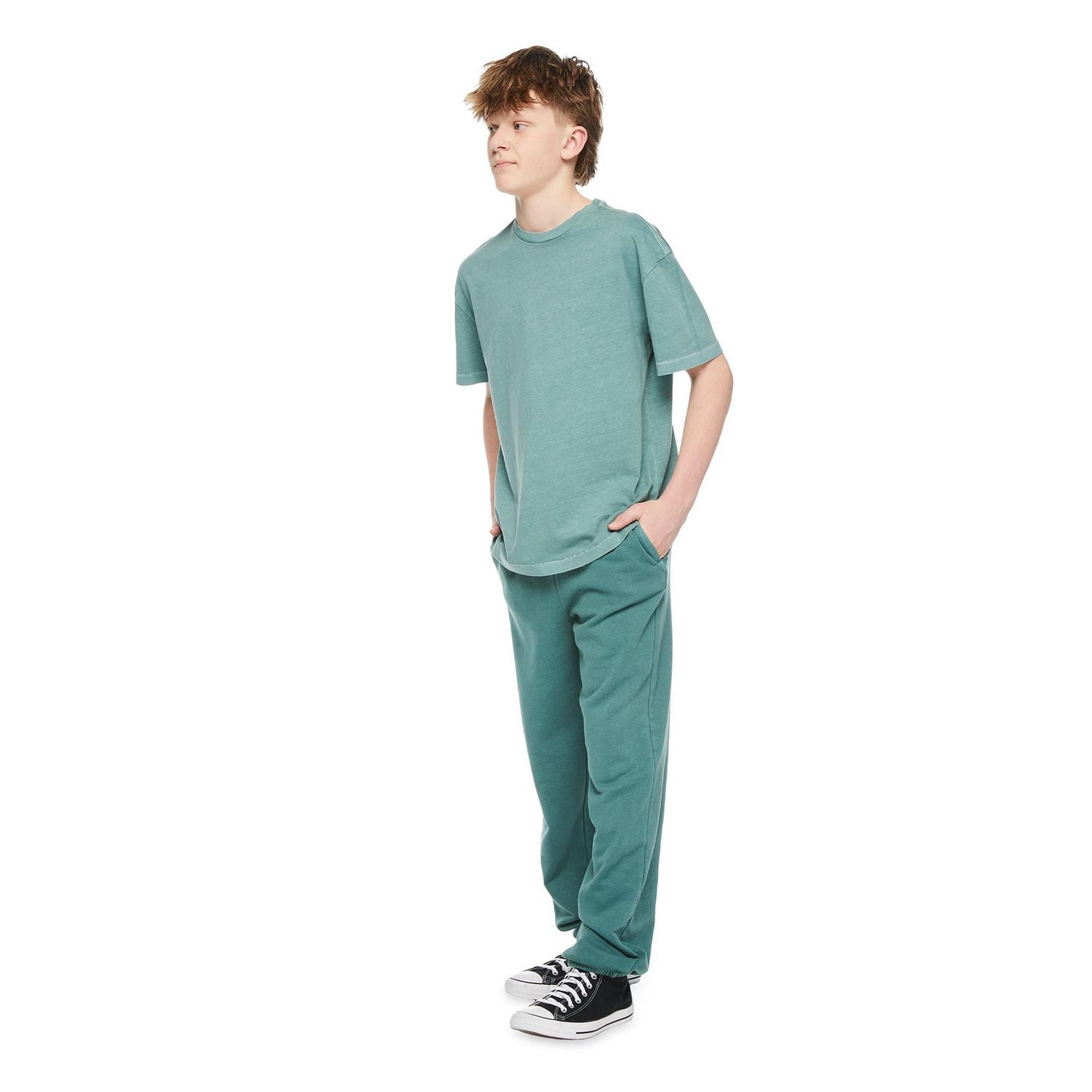 Jackson Boys' Washed Short Sleeve Crew Neck Tee