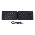 thumbnail image 2 of Foldable Keyboard, Portable  Quiet Keys Keyboard, Rechargeable Inbuilt Battery Travel Keyboard, Wide Compatibility, Small Keyboard, for Laptop, Tablet, PC, 2 of 7