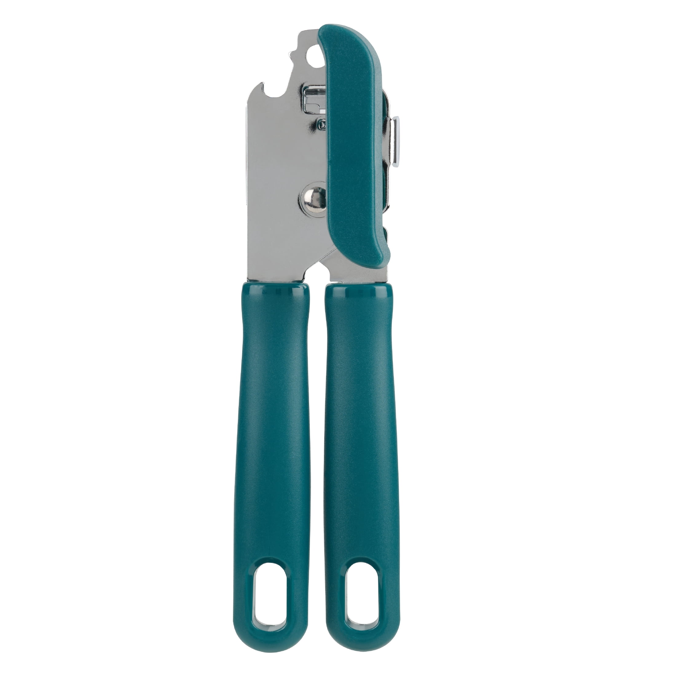Ouvre-boîte manuel Mainstays avec décapsuleur intègré, poignée ergonomique, 20 cm, vert