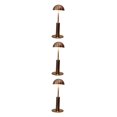 thumbnail image 2 of Baohd Dimmable Bedside Table Lamp Elegant Bar Decor Battery Powered Mushroom Bronze 3Set, 2 of 6