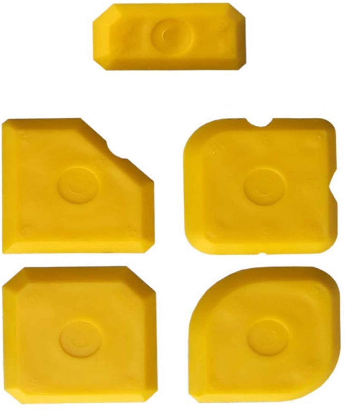 5 Pieces Scraper Tool Set Grouting Set Grout Remover Trowel Silicone Grout Smoothing Spatula