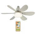thumbnail image 1 of Ventilateur à DEL avec Lumière, Télécommande, Multicolore, à Intensité Réglable, pour la Maison et la Chambre d'Enfants, 1 of 7
