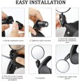 thumbnail image 2 of Bike Mirror Bar End Bicycle Rear View Mirror Bicycle Wide Angle Rear View Mirrors 360°Adjustable Lens Bike Mirrors, 2 of 4