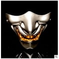 thumbnail image 5 of 1pcs Halloween Scary Half Face Mask Costume Halloween Rave Cosplay Party Half Face, 5 of 5