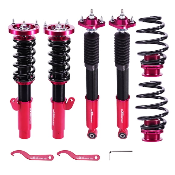 Maxpeedingrods 24 Way Damper Coilovers Shocks Suspension Kit for BMW E46 RWD 98-05