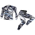 thumbnail image 1 of Men‘s Compression Base Layer 2PCS Clothes Set Athletic Fitness Quickly Dry Long Sleeve Tights T-Shirt Leggings, 1 of 7