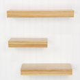 thumbnail image 3 of Cheungs 5952-3 Corrabel Ridged Floating Accent Shelves - Set of 3, 3 of 3