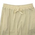 thumbnail image 4 of Mens Pants, Mens Solid Color Pocket Drawstring Casual Youth Versatile Sports Oversized Pants, 4 of 6