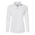 thumbnail image 1 of C2 Sport Womens Quarter-Zip Pullover, M, White, 1 of 1