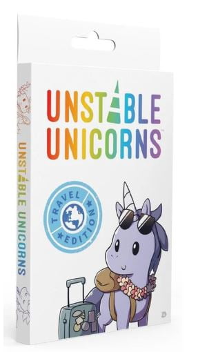 Teeturtle Unstable Unicorns Teeturtle Travel Edition - A Strategic Card Game And Party Game For Adults & Teens