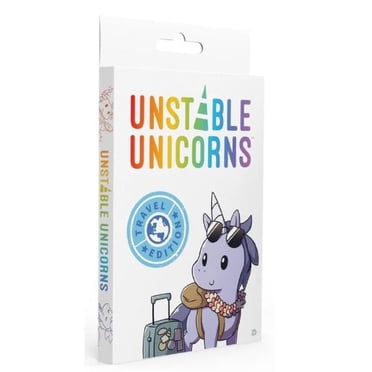 Teeturtle Unstable Unicorns Teeturtle Travel Edition - A Strategic Card Game And Party Game For Adults & Teens