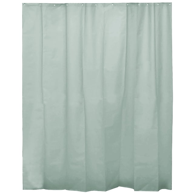 Doublure de Rideau de Douche Extra Longue Vert Amande en Plastique 79 Pouces L x 71 Pouces L