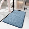thumbnail image 2 of Home Kitchen Bathroom Textile Deals!Pcksrro Fleece Solid Color Entrance Mat Bathroom Slip And Absorbent Mat Bathroom Door Mat Household Use, 2 of 6