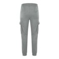 thumbnail image 4 of AherBiu Sweatpants For Men Fleece Lined Drawstring Elastic Waisted Joggers With Multi Pockets Outdoor Gym Workout Cargo Pants, 4 of 6