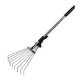 thumbnail image 1 of Amdohai Adjustable Telescopic Rake with Extendable Handle&Fan-head Stainless Steel Garden Leaves Rake, 1 of 9
