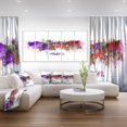 thumbnail image 3 of Design Art London Skyline Canvas Print, 3 of 3