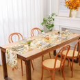 thumbnail image 2 of Ensemble de 6 Napperons d'Automne Feuilles Sauvages Récolte Ferme Tapis de Table d'Automne Style Lin Saisonnier Imperméable Décoration de Table de Cuisine Salle à Manger Intérieur Extérieur 12x18 Pouces, 2 of 6