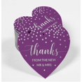 thumbnail image 2 of Inkdotpot Pack Of 100 Real Silver Foil Paper Tags Thanks From The New Wedding Favor Hang Tags, 2 of 6
