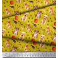 thumbnail image 3 of Soimoi Poly Georgette Fabric Footprint,Dog & Cat Animal Print Fabric by The Yard 52 Inch Wide, 3 of 3