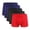 Blue,Blue,Black,Black,Red, variant on Lovzfmll Men's Underwear 5-Pack Boxer Briefs, Plus Size Stretchy Underwear Shorts, Comfortable Breathable for All Day Wear