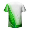 thumbnail image 4 of Qertyioot T-Shirt à Manches Courtes pour Hommes, Col Rond, Imprimé, Entraînement Physique, Sport, en Solde, 4 of 5