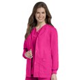 thumbnail image 1 of Landau Essentials Veste d'Uniforme à 4 Poches pour Femmes : Coupe Classique et Décontractée, Col Ras du Cou, devant à Boutons-Pression et Poignets en Tricot 7525, 1 of 1