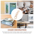 thumbnail image 3 of Decorative Wood Chain Link Wood Chain Decor Household Wood Chain Link for Ornament, 3 of 9