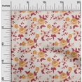 thumbnail image 2 of oneOone Velvet Dark Peach Fabric Florals Craft Projects Decor Fabric Printed By The Yard 58 Inch Wide, 2 of 4