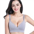 thumbnail image 2 of Maternity Pregnancy Seamless Breastfeding Bras No Underwire, 2 of 9