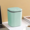 thumbnail image 1 of Meitianfacai Desktop Trash Can Office Bin With Lid Small Desktop Garbage Bin In Dormitory Bedroom, Green, 1 of 1