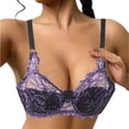 thumbnail image 4 of Bra Women Lace Bra Thorn Plus Size Underwear Bra, 4 of 8