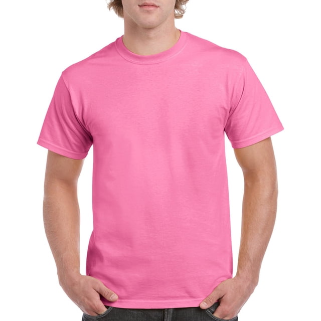 Gildan Mens Heavy Cotton T-Shirt, XL, Azalea