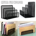 thumbnail image 2 of Mesh Letter Sorter Mail Document Tray Desk Office File Organiser Holder Multifunctional File Storage, 2 of 11